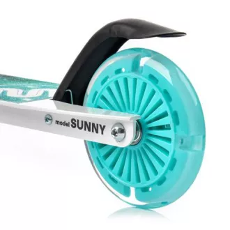 Sklopivi romobil MTR Sunny X sa svjetlećim kotačima, 120 mm, mint
