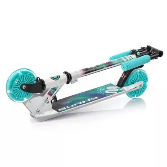 Sklopivi romobil MTR Sunny X sa svjetlećim kotačima, 120 mm, mint