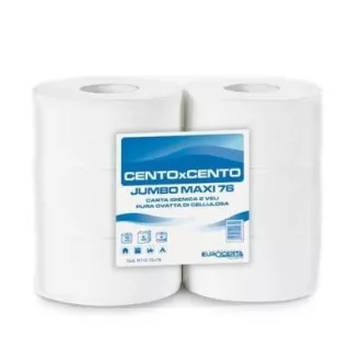 Toaletni papir Cento JUMBO 230 2-slojni celulozni, promjer 23 cm rola 190 m Toaletni papir Cento JUMBO 230 2-slojni celulozni, promjer 23 cm rola 190 m