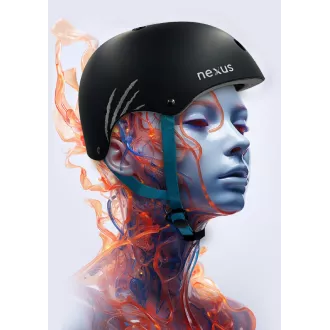 SKITT Freestyle kaciga NEXUS Edition, antracitna Monster, M (54-57 cm)