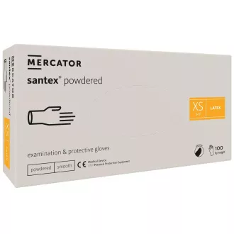 SANTEX POWDERED – Pudrane rukavice za tijelo od lateksa, 100 kom, M