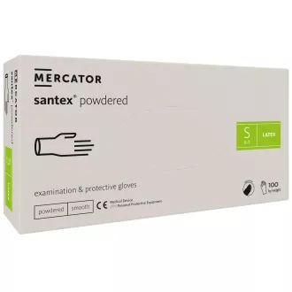 SANTEX POWDERED – Pudrane rukavice za tijelo od lateksa, 100 kom, S