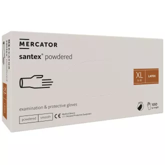 SANTEX POWDERED – Pudrane rukavice za tijelo od lateksa, 100 kom, S
