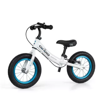 Dječji balansni bicikl MOVINO Cariboo ADVENTURE s kočnicom, 12'' napuhani kotači, bijelo-plavi Dječji balansni bicikl MOVINO Cariboo ADVENTURE s kočnicom, 12'' napuhani kotači, bijelo-plavi