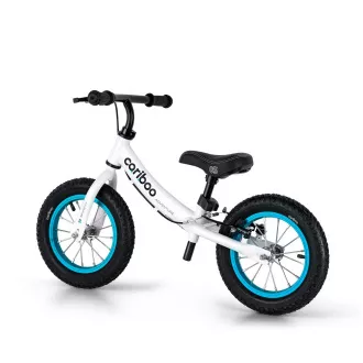 Dječji balansni bicikl MOVINO Cariboo ADVENTURE s kočnicom, 12'' napuhani kotači, bijelo-plavi Dječji balansni bicikl MOVINO Cariboo ADVENTURE s kočnicom, 12'' napuhani kotači, bijelo-plavi