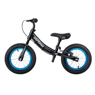 Dječji balansni bicikl MOVINO Cariboo ADVENTURE s kočnicom, napuhani kotači 12'', crno-plavi Dječji balansni bicikl MOVINO Cariboo ADVENTURE s kočnicom, napuhani kotači 12'', crno-plavi