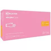 NITRYLEX PINK - Nitrilne rukavice (bez pudera) roze, 100 kom, L