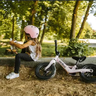 MOVINO Cariboo MAGNESIUM PRO balansni bicikl s laganim okvirom, kotačima 12", roze boje MOVINO Cariboo MAGNESIUM PRO balansni bicikl s laganim okvirom, kotačima 12", roze boje