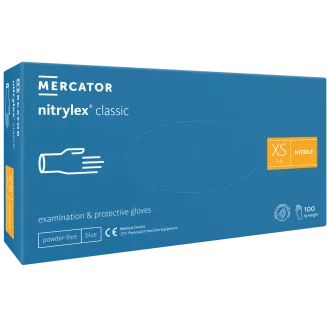 NITRYLEX CLASSIC - Nitrilne rukavice (bez pudera) plave, nesterilne - 100 kom, L
