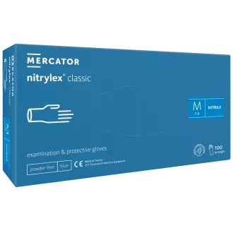 NITRYLEX CLASSIC - Nitrilne rukavice (bez pudera) plave, nesterilne - 100 kom, L