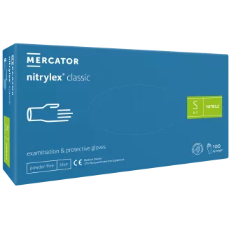 NITRYLEX CLASSIC - Nitrilne rukavice (bez pudera) plave, nesterilne - 100 kom, M