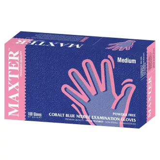 NITRYLEX MAXTER - Nitrilne rukavice (bez pudera) tamnoplave, 100 kom, L