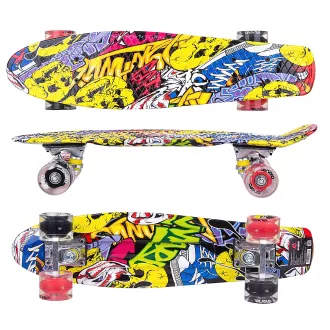 Pennyboard ENERO STREET-ART, 56 cm s LED kotačima Pennyboard ENERO STREET-ART, 56 cm s LED kotačima