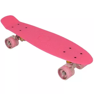 Pennyboard s LED kotačima, 56 cm PINK