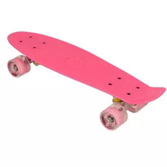 Pennyboard s LED kotačima, 56 cm PINK