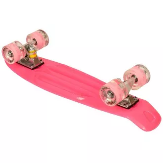 Pennyboard s LED kotačima, 56 cm PINK