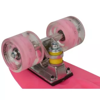 Pennyboard s LED kotačima, 56 cm PINK