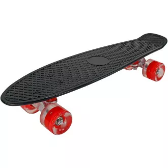 Pennyboard s LED kotačima, 56 cm CRNO/CRVENO Pennyboard s LED kotačima, 56 cm CRNO/CRVENO