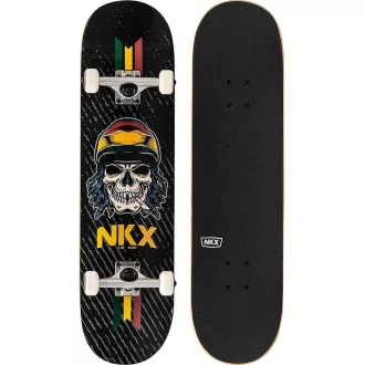Skateboard NKX Rasta Skull Skateboard NKX Rasta Skull