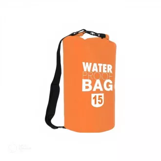 Vodootporna torba Dry Bag 15 l, siva