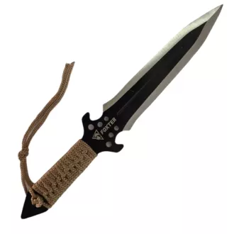 Set noževa za bacanje s koferom, 25 cm 3 kom