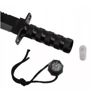 Taktički nož MILITARY FINKA SURVIVAL 35 cm crna/srebrna, crna