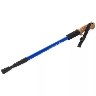 Štapovi za nordijsko hodanje s ergonomskom ručkom od pluta, 135 cm, 2 kom, crni