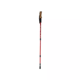 Štapovi za nordijsko hodanje s ergonomskom ručkom od pluta, 135 cm, 2 kom, crni