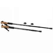 Štapovi za nordijsko hodanje s ergonomskom ručkom od pluta, 135 cm, 2 kom, crveni