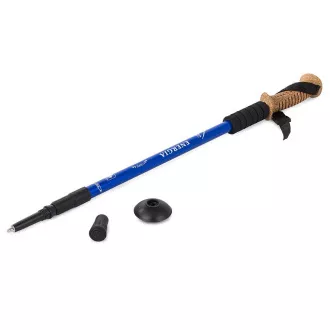 Štapovi za nordijsko hodanje s ergonomskom ručkom od pluta, 135 cm, 2 kom, crveni