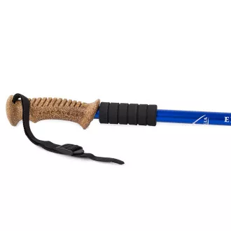 Štapovi za nordijsko hodanje s ergonomskom ručkom od pluta, 135 cm, 2 kom, plavi