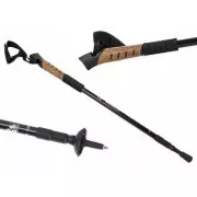 Štapovi za planinarenje Nordic Walking s plutenom ručkom, 135 cm, 2 kom, crveni