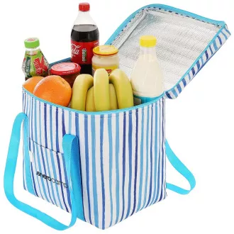 Termo torba ENERO CAMP 32x25x35 cm, 28 l, plave pruge