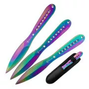 FOXTER Set noževa za bacanje, s koferom, 23 cm 3 kom