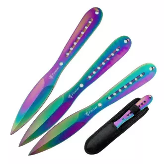 FOXTER Set noževa za bacanje, s koferom, 23 cm 3 kom