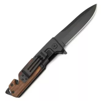 FOXTER Sklopivi planinarski nož s drvenom drškom, 23 cm