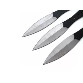 Set noževa za bacanje s koferom, 23 cm, 3 kom