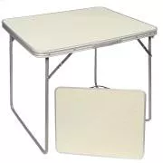 Sklopivi stol za kampiranje 80x60x70 cm, bijeli