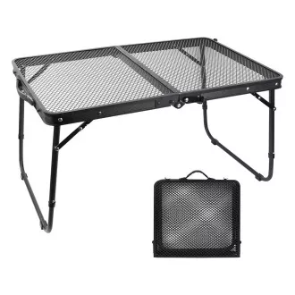 Sklopivi kamperski stol 60x40x27 cm, crni