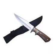 Planinarski nož 31 cm s drvenom drškom i koricama