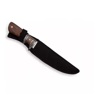 Planinarski nož 31 cm s drvenom drškom i koricama