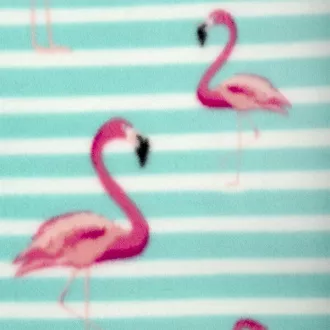 Piknik deka 200x200 cm MINT FLAMINGO