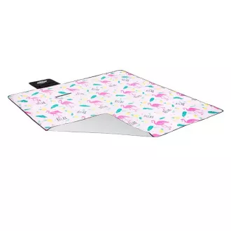 Piknik deka 200x200 PINK FLAMINGO