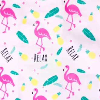 Piknik deka 200x200 PINK FLAMINGO