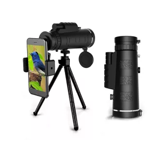 Monokularni turistički dvogled 40x60 sa stalkom za telefon GENETIC-OPTIC