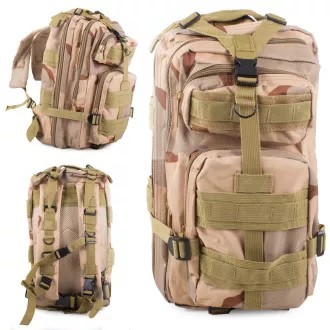 Vojni planinarski ruksak 30 l, crni