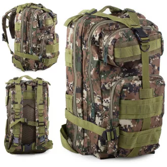 Vojni planinarski ruksak 30 l, crni