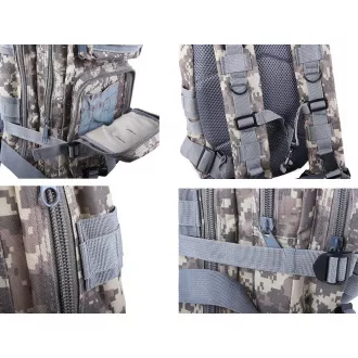 Vojni planinarski ruksak 30 l, crni