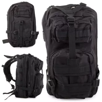 Vojni planinarski ruksak 30 l, crni