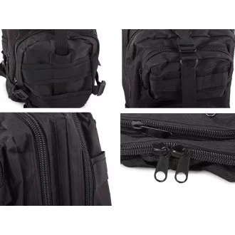 Vojni planinarski ruksak 30 l, crni